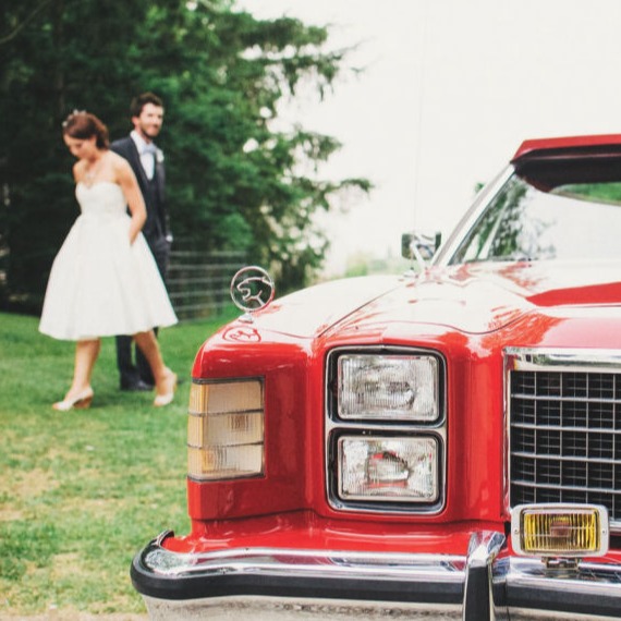unique wedding limo