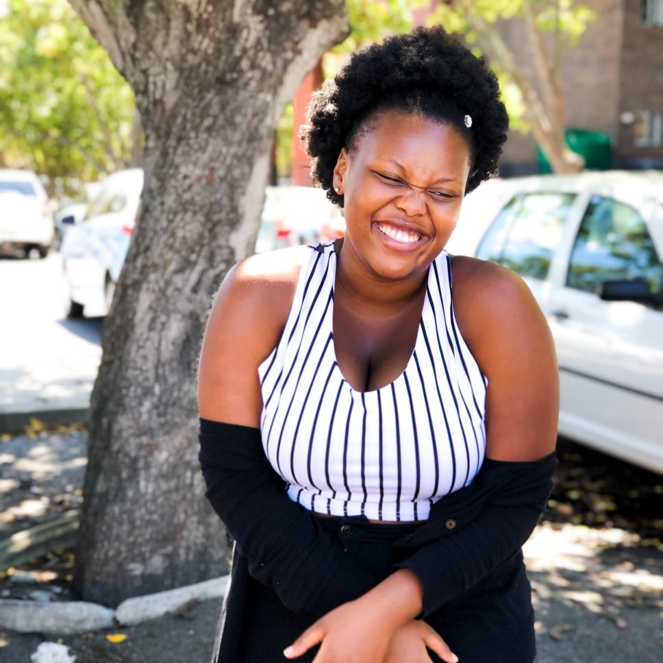 beautiful girl smiling